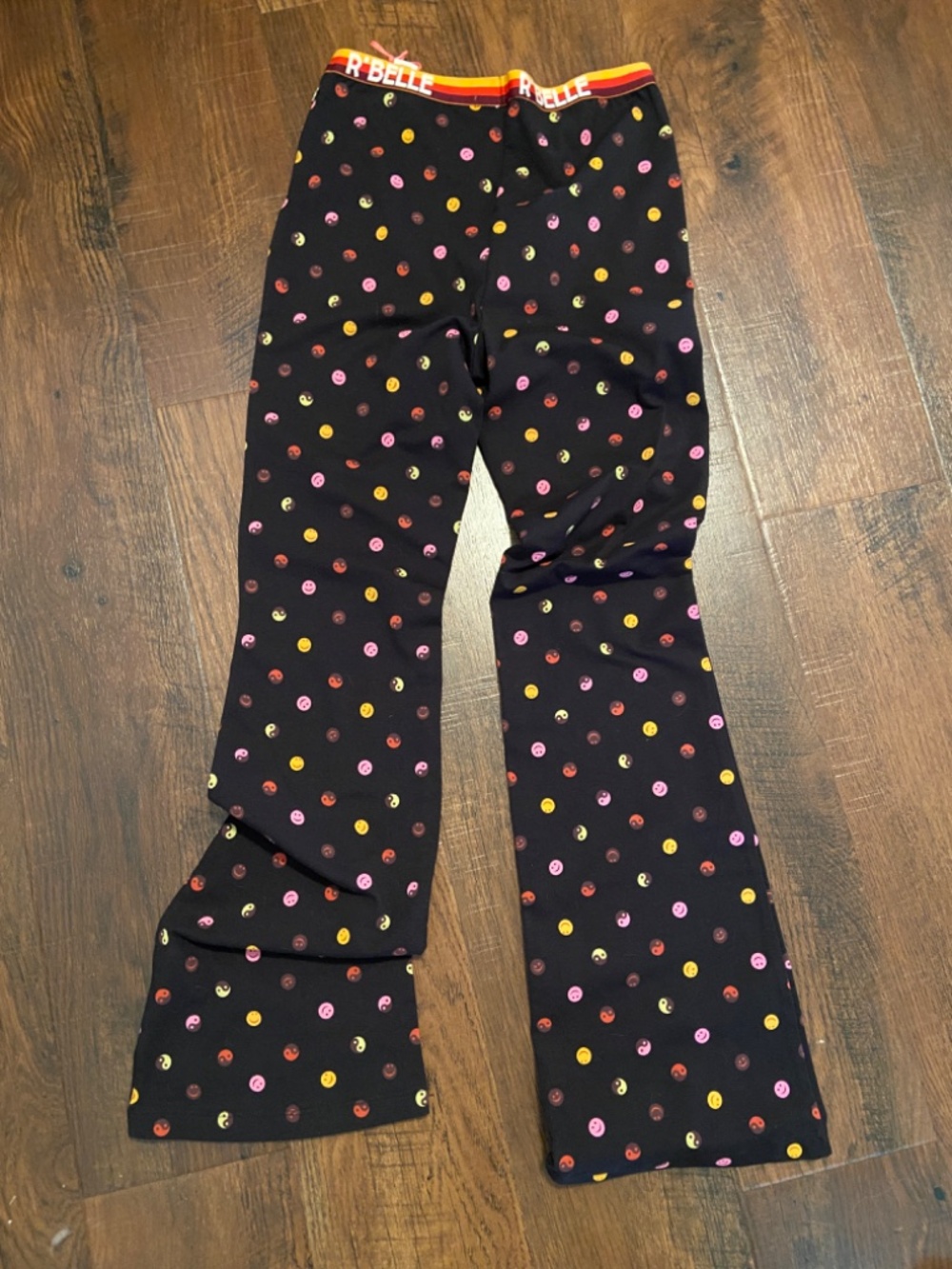 NWT Scotch & Soda kids Girl Pants Sz 14 Stretchy Yin and yang Cotton
